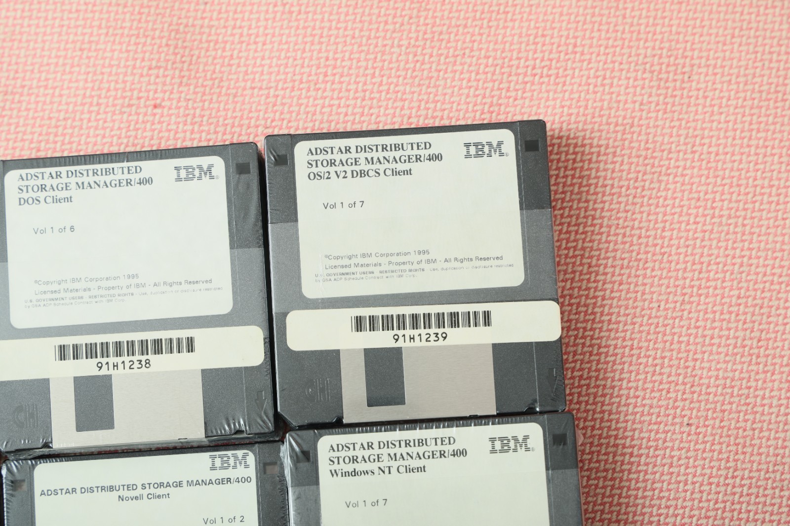 IBM ADSM/400 Adstar Distributed Storage Management / 400 Client DOS Mac Windows