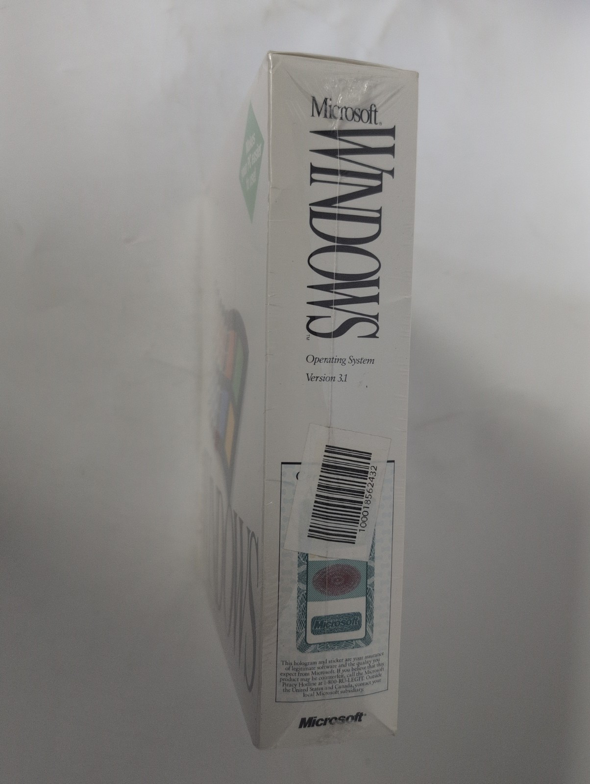 MICROSOFT WINDOWS OPERATING SYSTEM VERSION 3.1