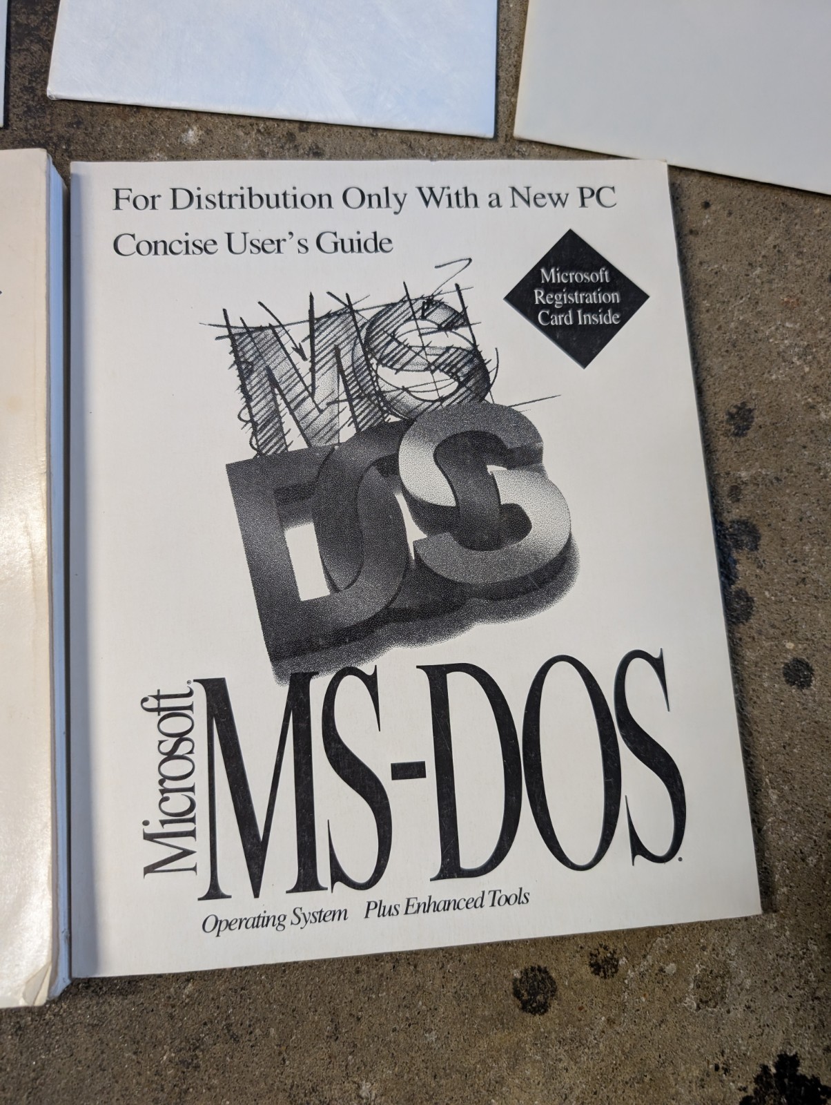 Vintage Microsoft MS-DOS Plus Enhanced Tools 5.25″ 6 Disk Set 2 Books V 4.01