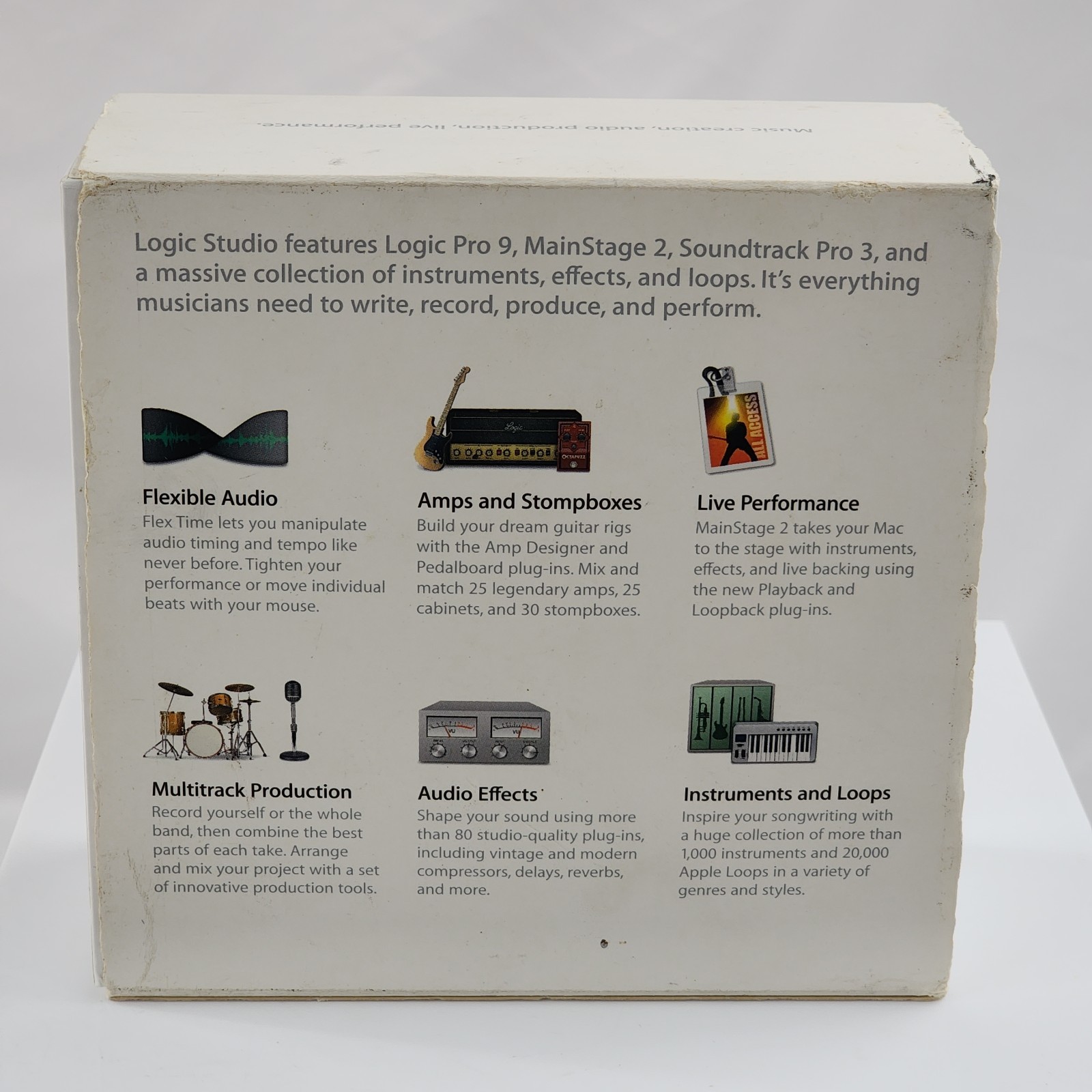 Apple Logic Studio 9 V2.1 Suite DVD 9 Disc Retail MB795Z/A Mac OS Academic