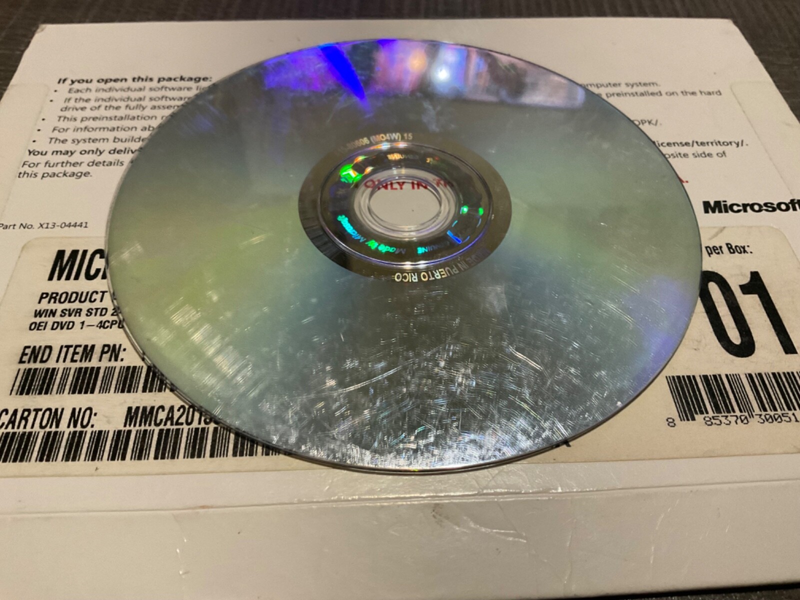 Microsoft SQL Server 2008 R2 Developer DVD Used