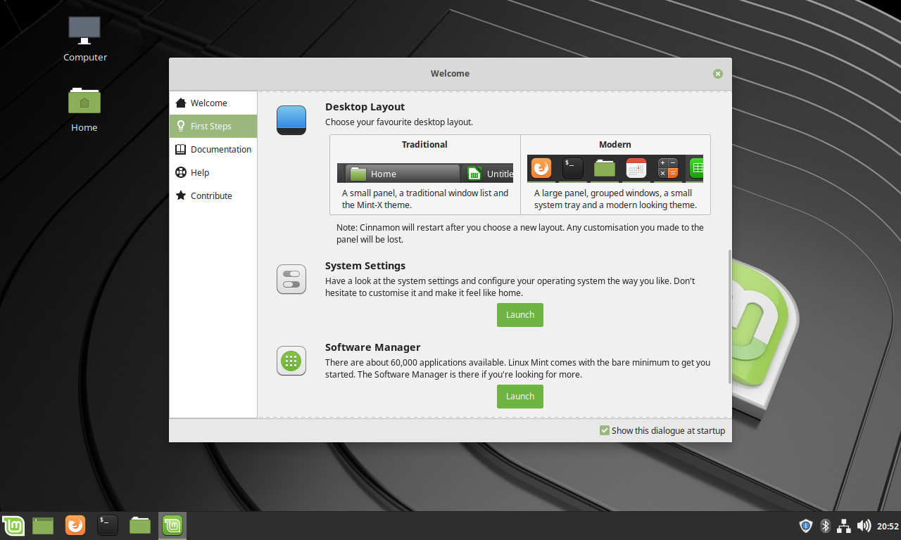 Linux Mint 19.2 Mate Edition Tina 64-bit Linux Live Install 16 GB USB 2.0 PC Mac