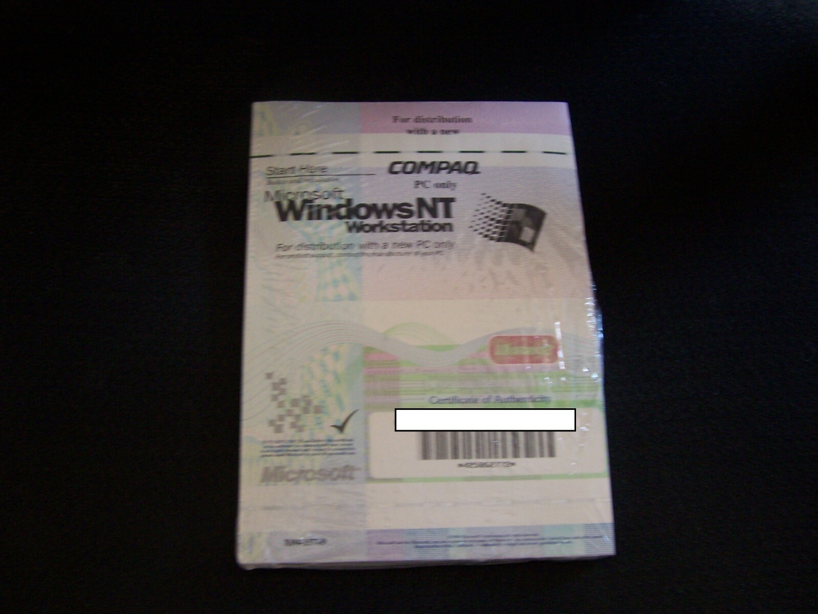 Windows NT Workstation for Compaq PC only – Estate Sale New Old Stock