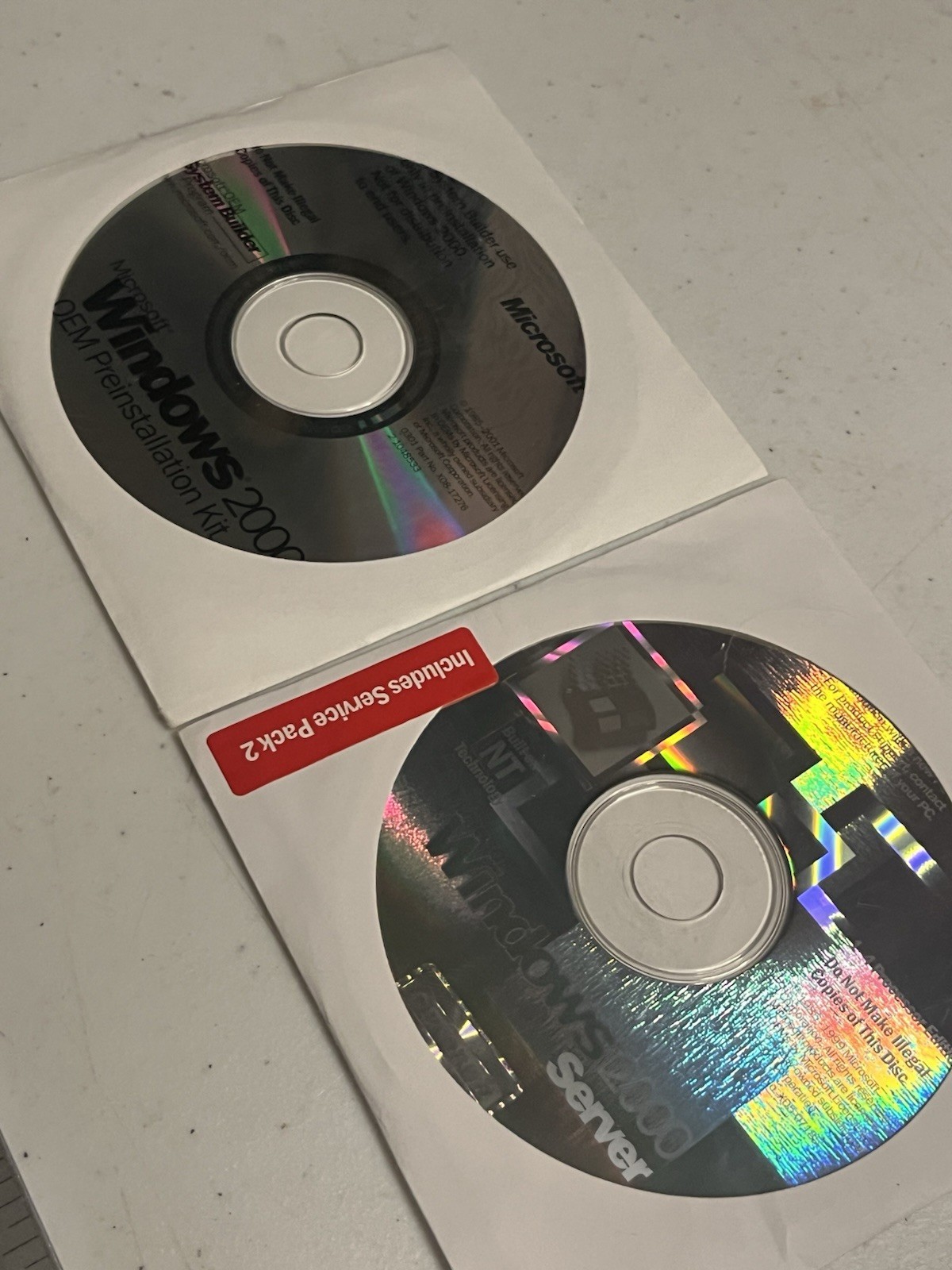 Microsoft Windows 2000 Bundle – 1-4 Processor Edition SP2 + OPK Disc + Manual