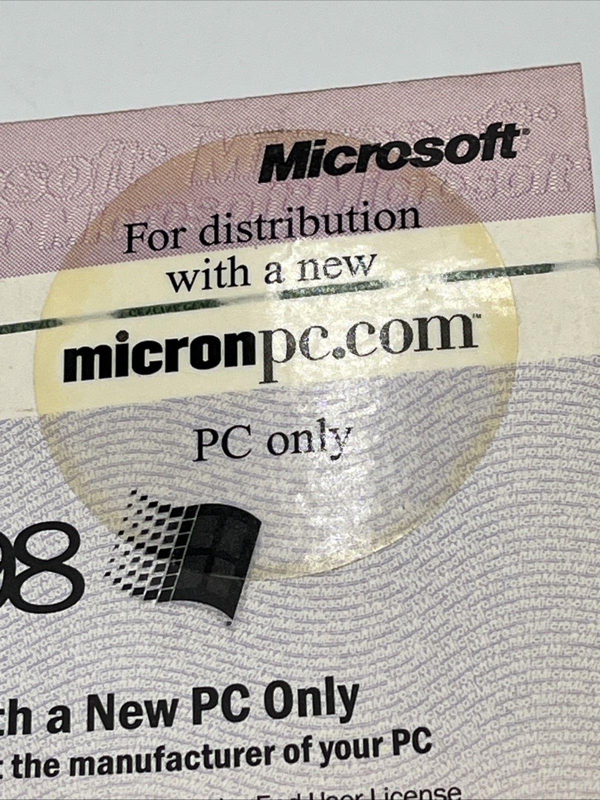 Vintage Microsoft Windows 98 Getting Started PC Book Manual Booklet For Micronpc
