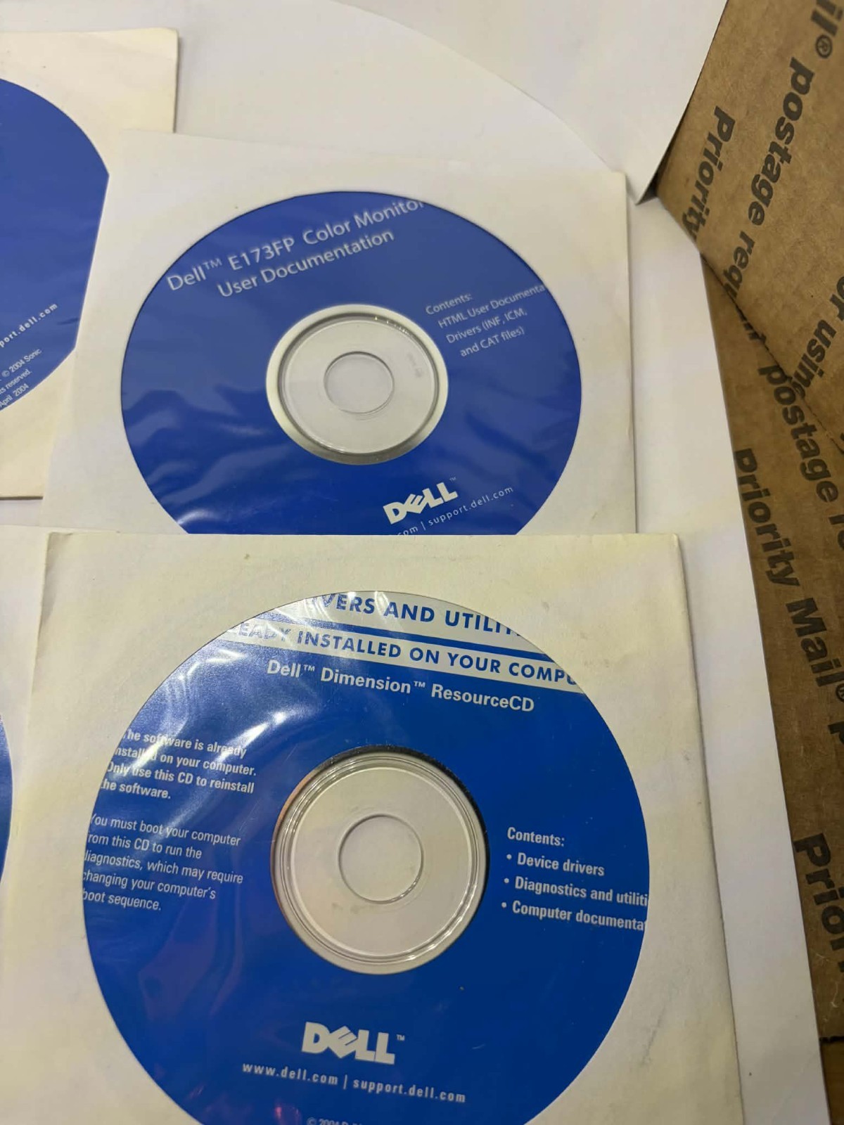 Dell Operating System Reinstallation CD Lot Microsoft, Windows, XP (Lot of 8)