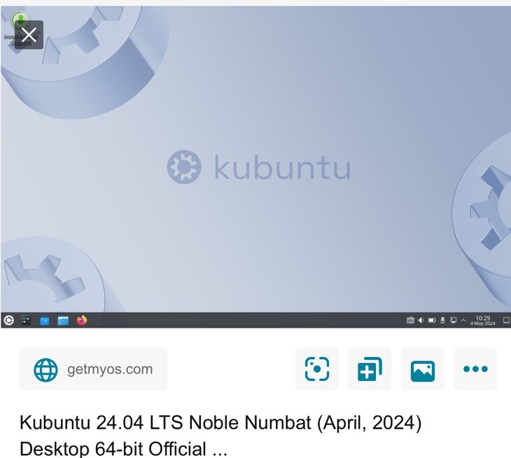 Kubuntu Desktop 26.04 LTS – 32gb USB-A key Canada only Beta Preview