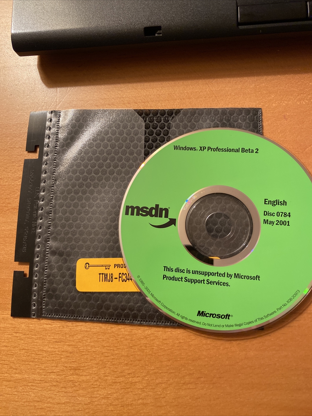 6 CDs NEW RARE Microsoft Windows “Codename” Whistler Beta2 + Product Keys + diag
