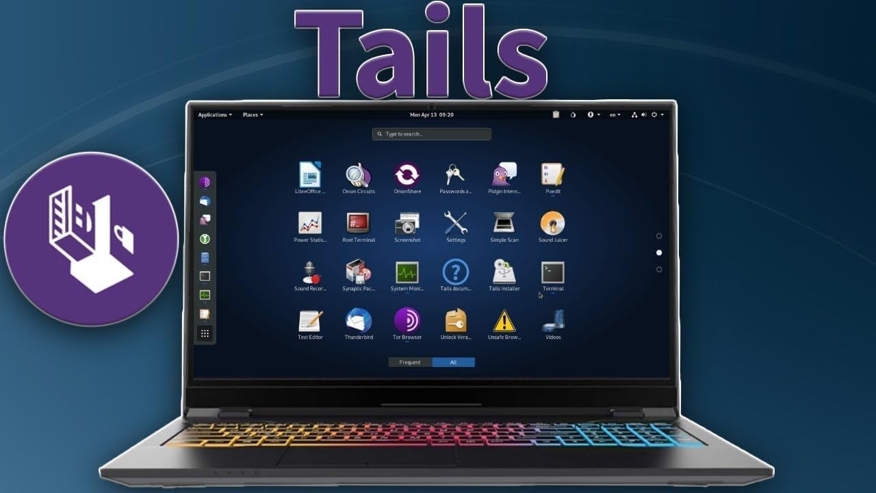 Linux Tails Bootable USB Flash Drive for PC – Anonymous Internet Access & Pri…