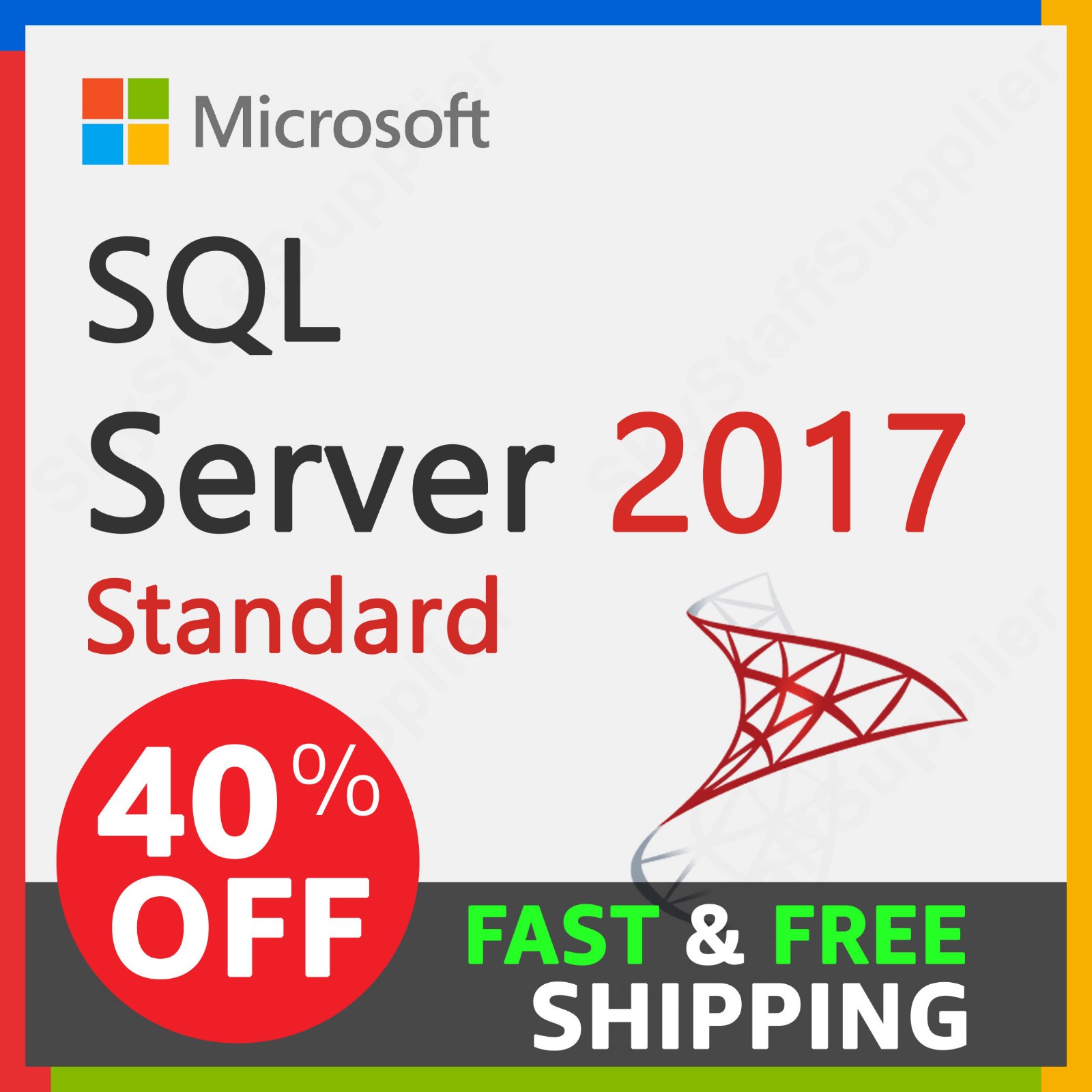 SQL Server 2017 STANDARD 24 Cores License Key PACK + 25 Access CALs BRAND NEW