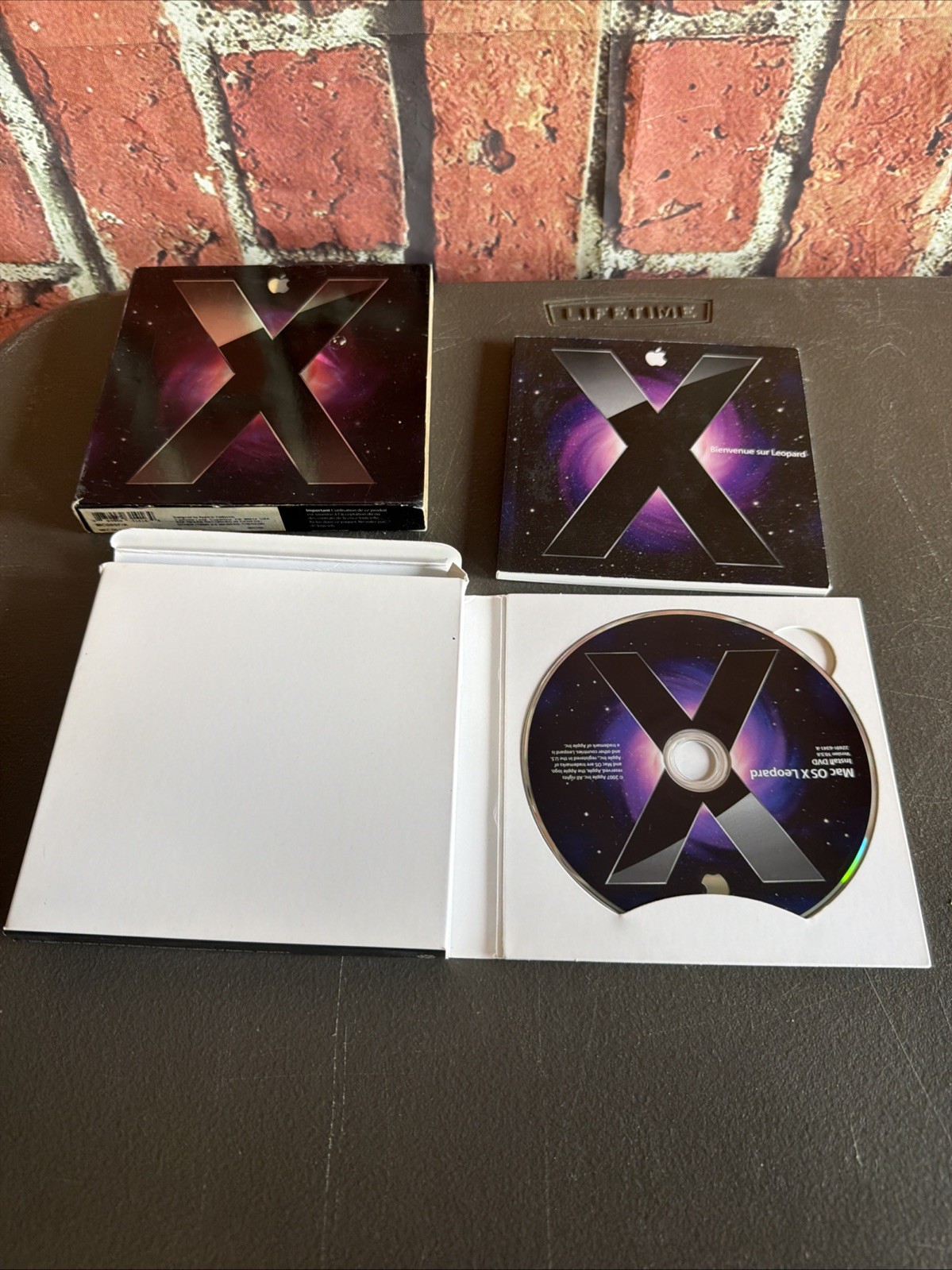 Apple Mac OS X Leopard Version 10.5 Install DVD Disk + Manual