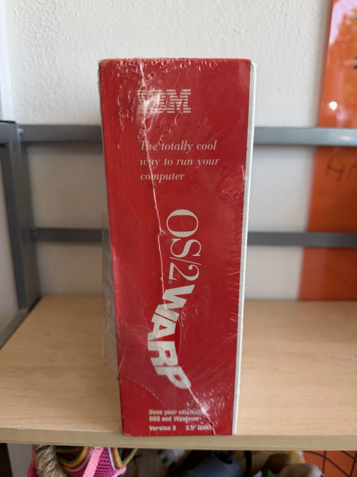 NEW SEALED IBM OS/2 Warp Connect Version 3 3.5″ Disk Vintage Computer Software