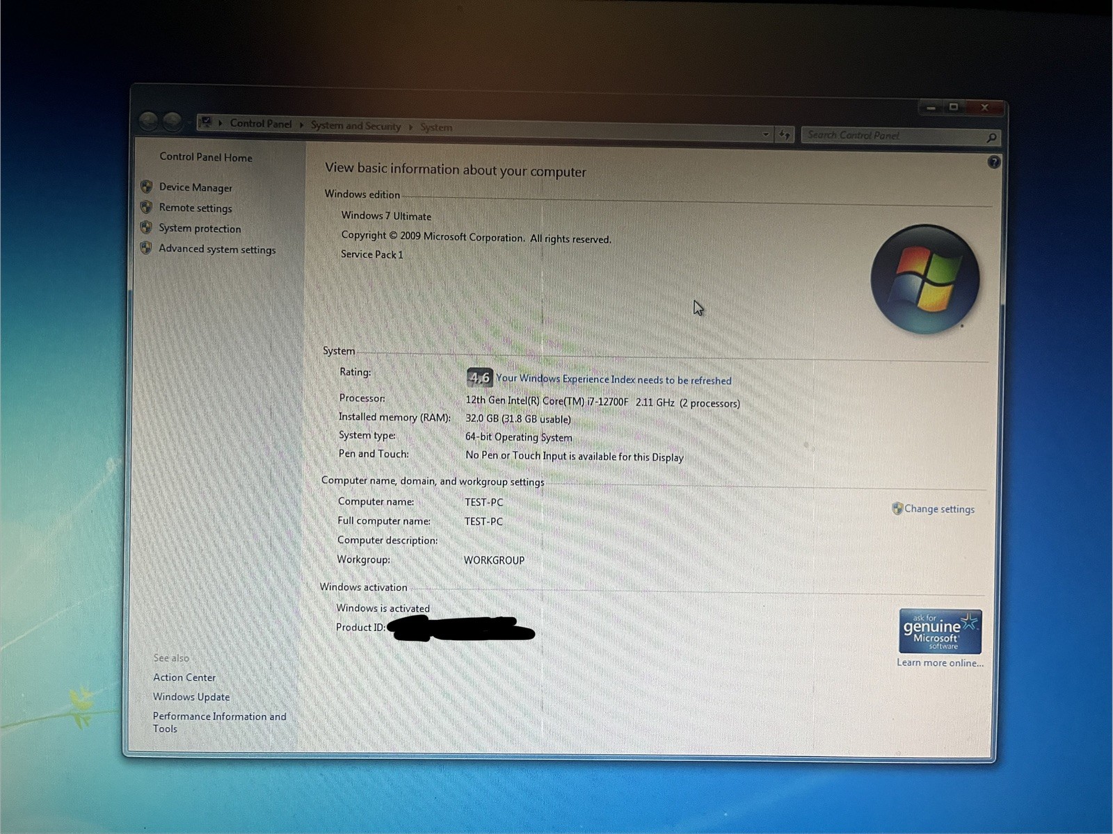 Windows 7 64 bit Fully Activated for Modern Hardware. (Read Description)
