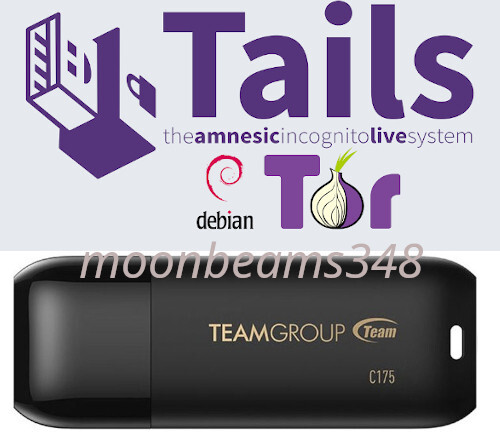 Tails Linux 6.5 32 Gb USB 3.2 Drive Safe Fast Secure Live Bootable Anonymous