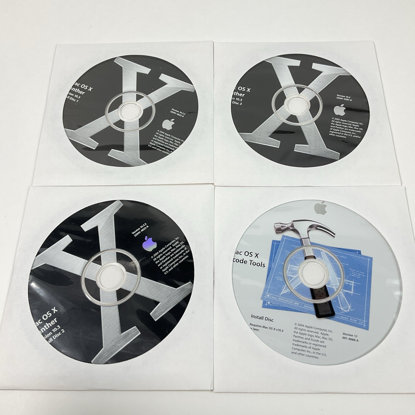 APPLE MAC OS X PANTHER VERSION 10.3 DISC IN BOX WITH MANUAL M9227LL/A