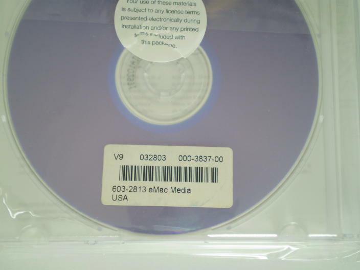Apple Macintosh eMac Media Pack 603-2813 – 5 DVD’s