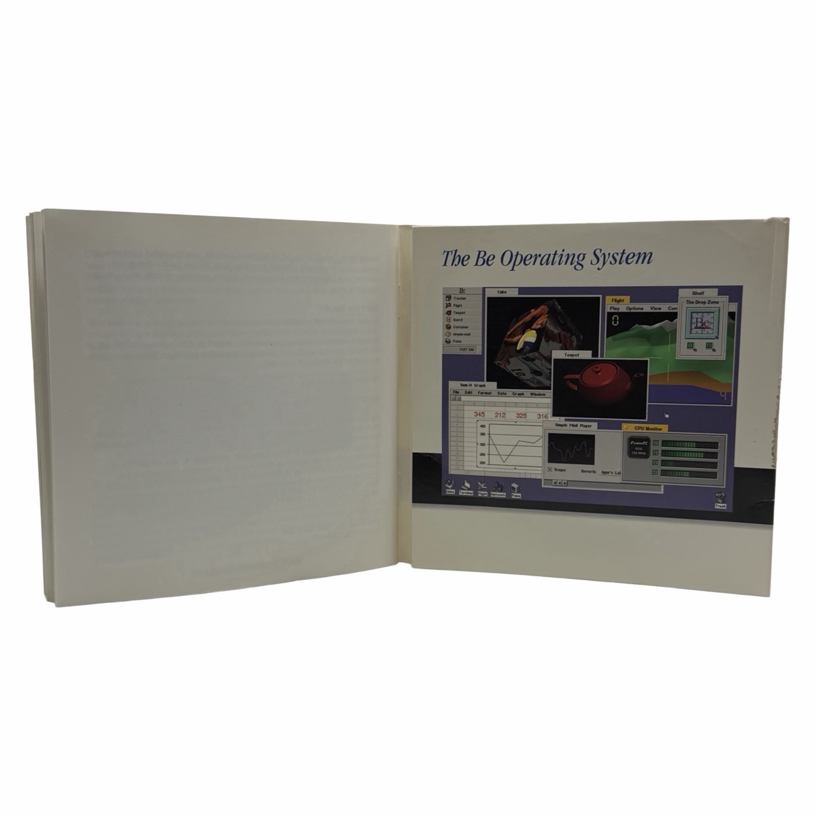 BeOS Preview Release 2 (Apple Mac, 1997) Vintage CD Software Mailer