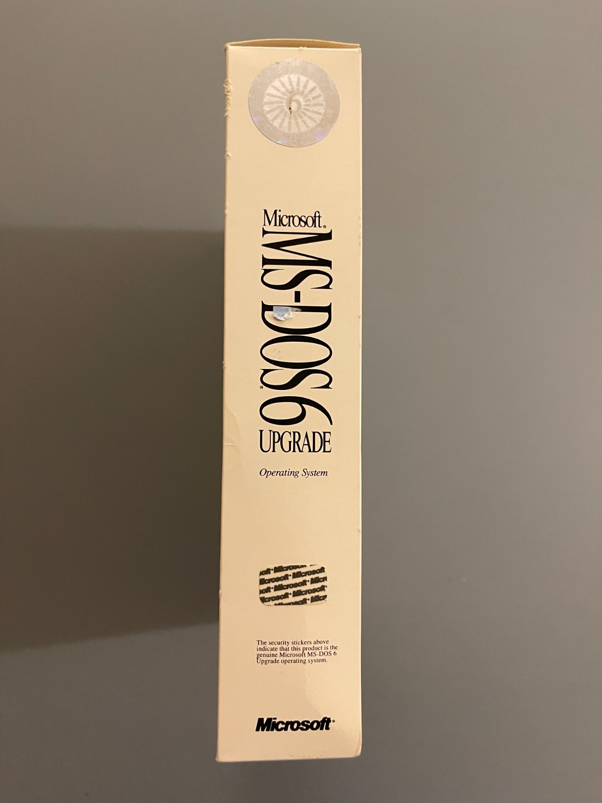 Microsoft MS-DOS 5.0 5.25 disks MS DOS 6.0 3.5 disks Upgrade