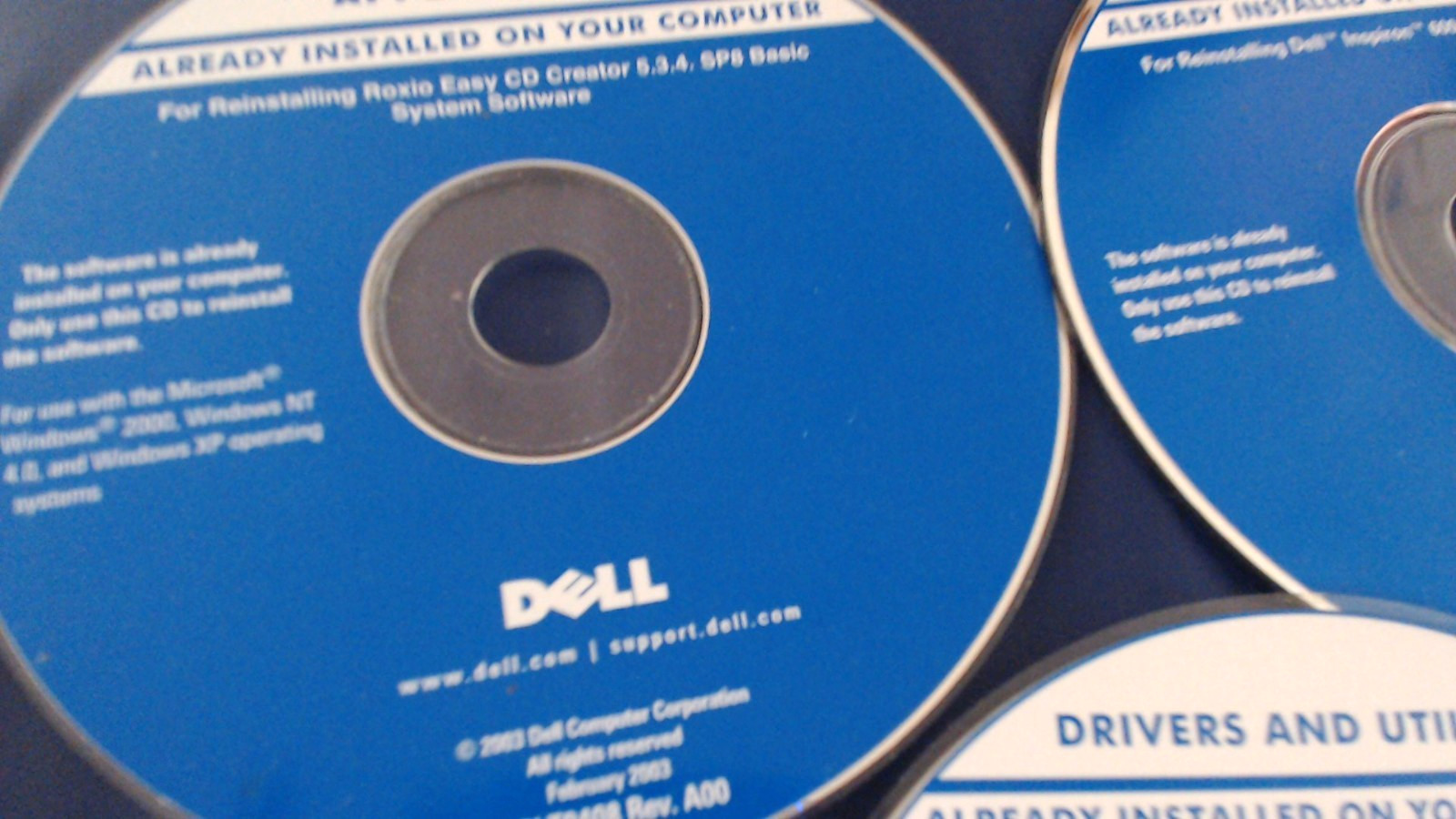 Dell Operating System Drivers And Documentation Utilities Cd DVD Lot of 6 (six)