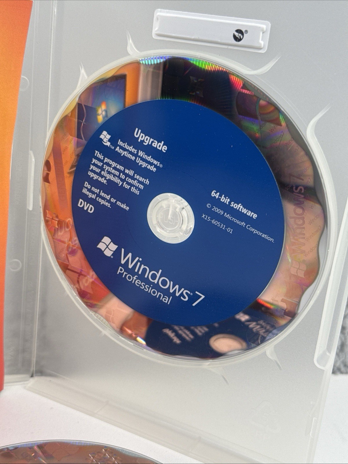 Microsoft Windows 7 Professional Upgrade 32 Bit and 64 Bit DVD MS WIN PRO=RETAIL