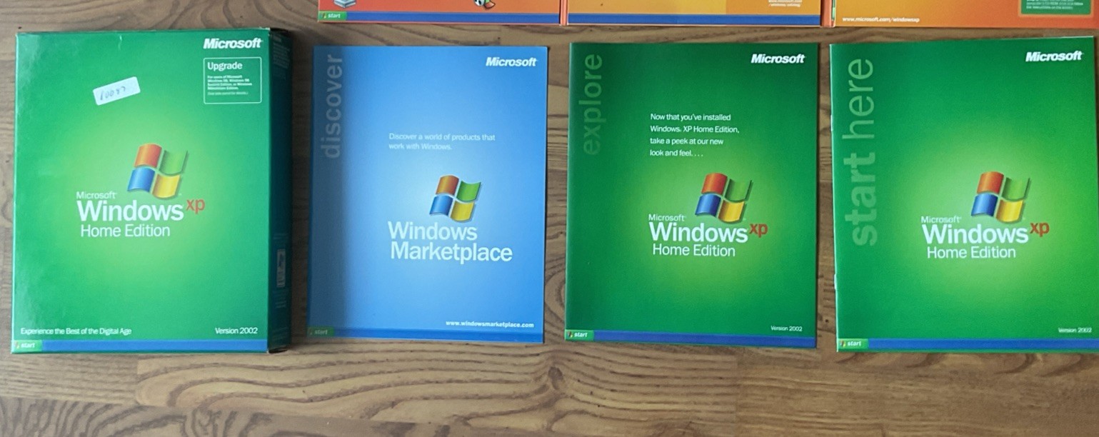 Microsoft Windows XP Home Edition – Upgrade Booklets 2 Disks W/ Keys