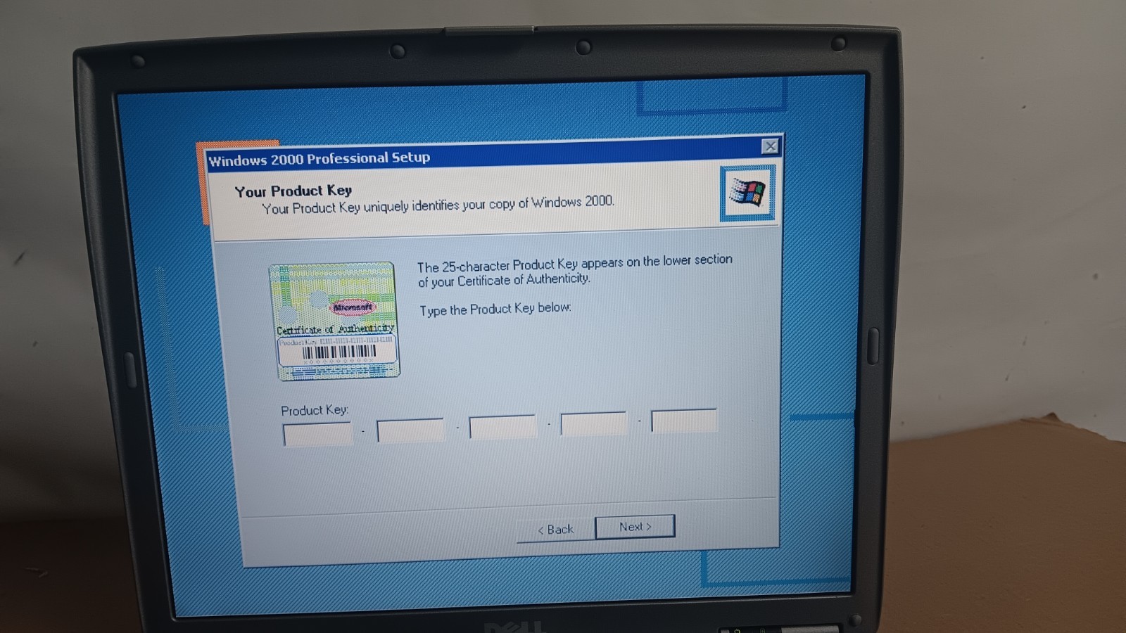 Dell Microsoft Windows 2000 Professional SP3 Full Operating System + Product key