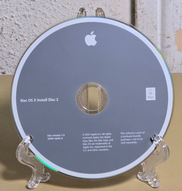 Mac OS X 10.4.9 Grey Discs for MacBook Pro 2.4 – Multilingual