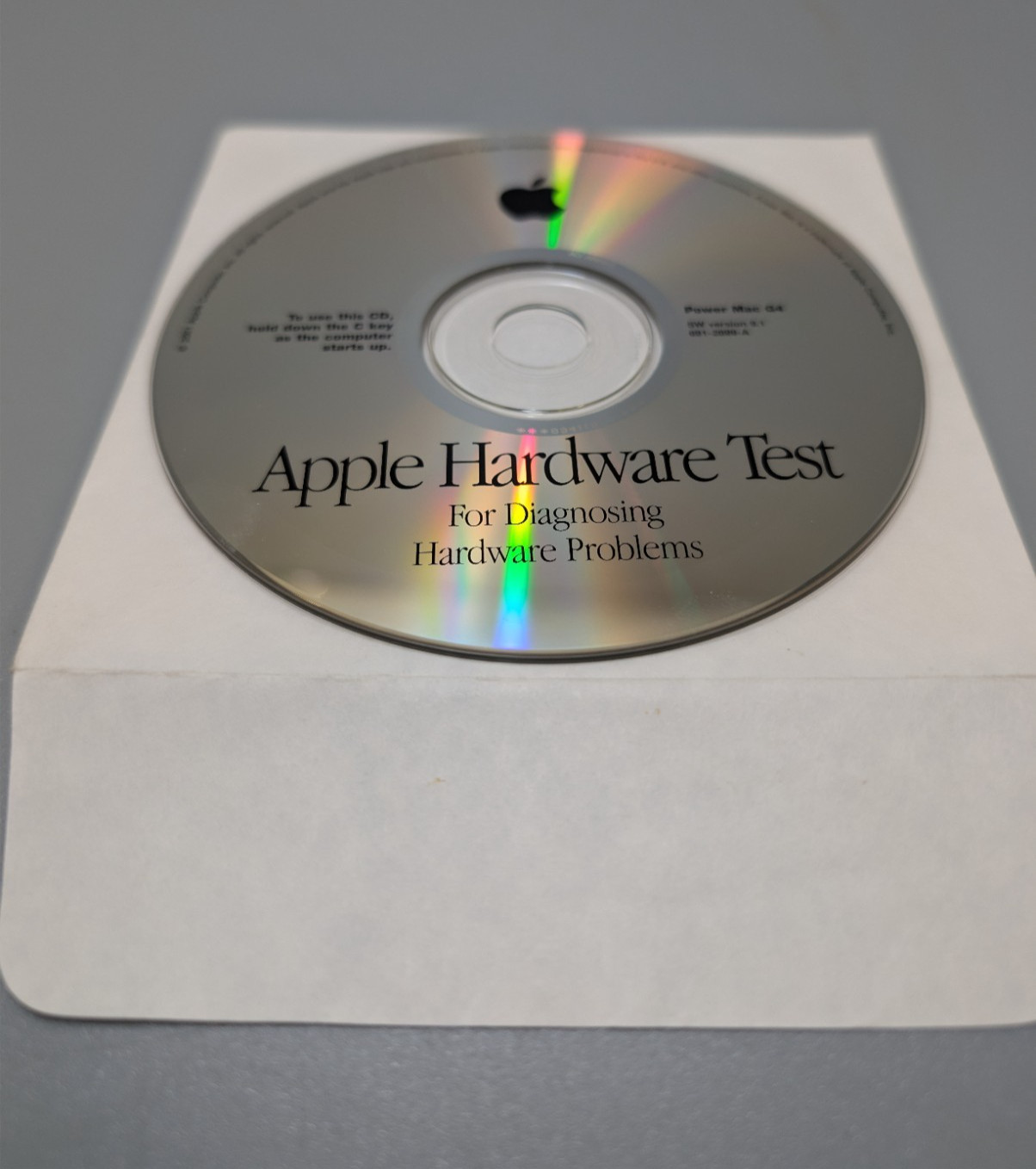Apple Hardware Test – Power Mac G4 – SW Version 9.1 / 691-2899-A / CD