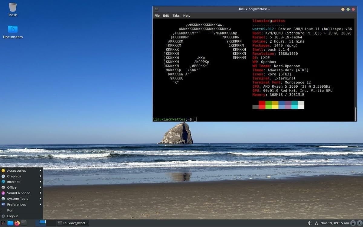 Latest New Release WattOS Watt OS Linux Operating System for PC on DVD