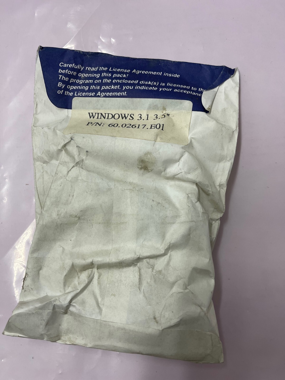 SEALED VINTAGE ACER WINDOWS 3.1 OPERATING SYSTEM 3.5″ DISCS 60.02617.E01 MSBX3
