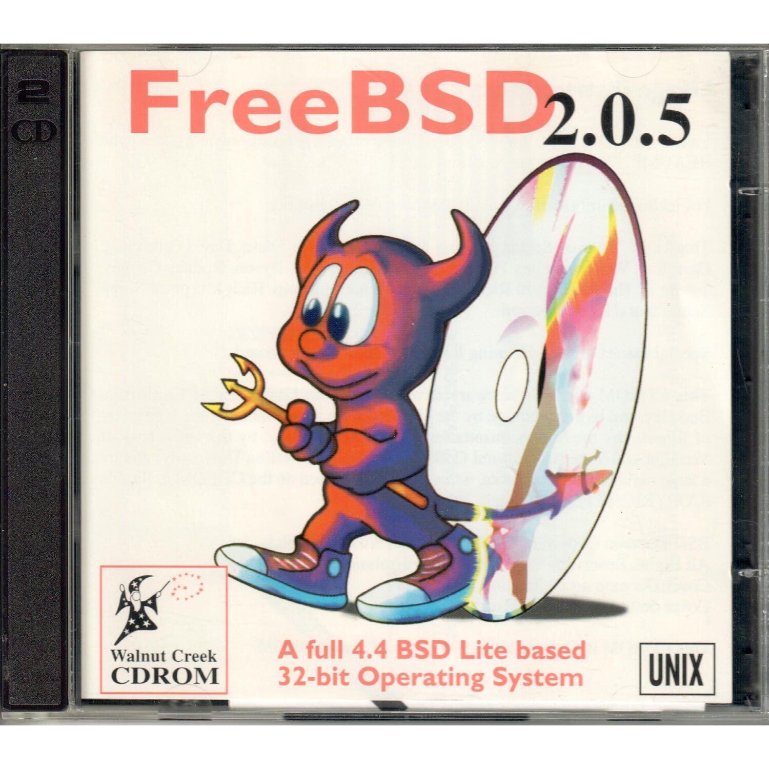 FreeBSD 2.0.5 UNIX Operating System Walnut Creek CDROM June 1995