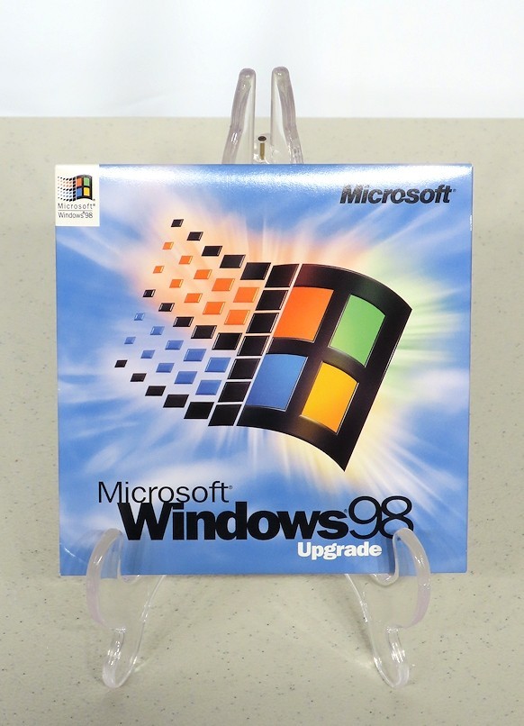 BRAND NEW! SEALED! Microsoft Windows 98 Upgrade CD-ROM with Product Key!
