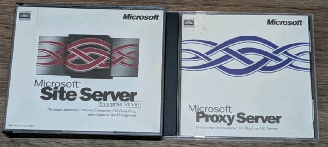 (LOT OF 14) *VINTAGE* MICROSOFT SOFTWARE Windows Server Network Corporate *RARE*