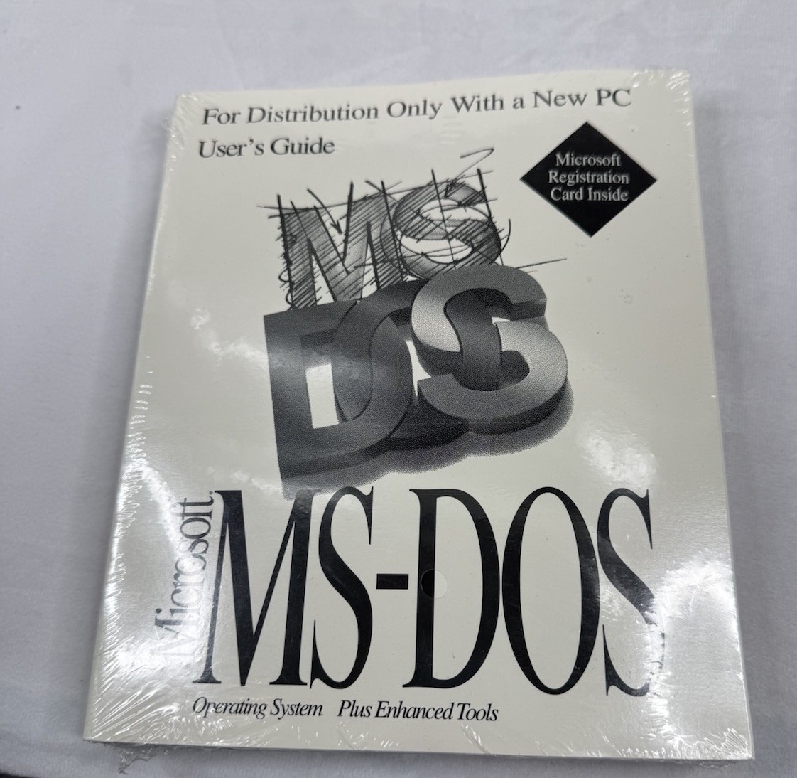 Microsoft MS-DOS 6.22 OEM Sealed User Guide COA 3.5 Vintage Software