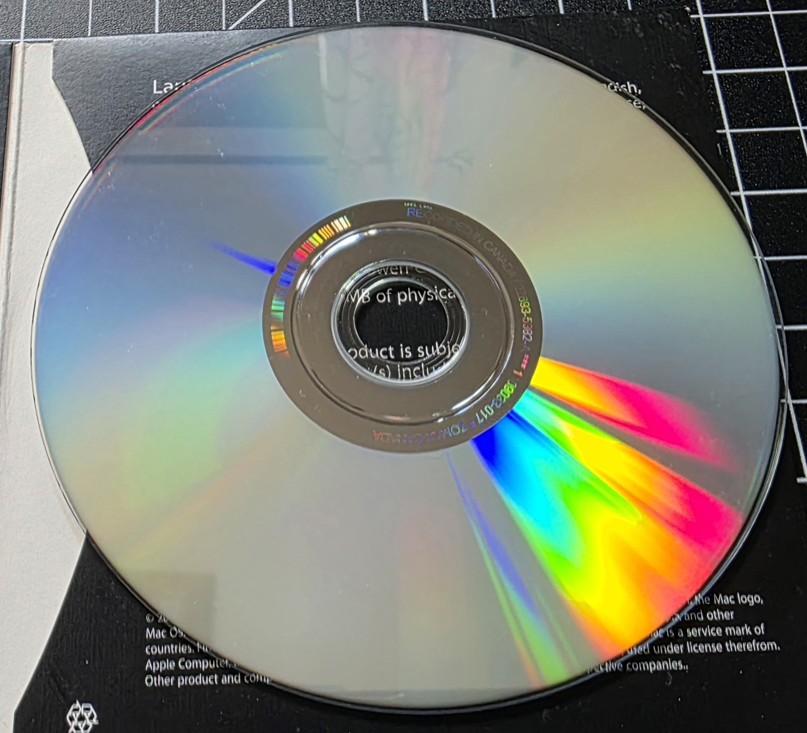 Vintage Apple Mac OS X Tiger 10.4 Upgrade DVD Macintosh Software PowerPC