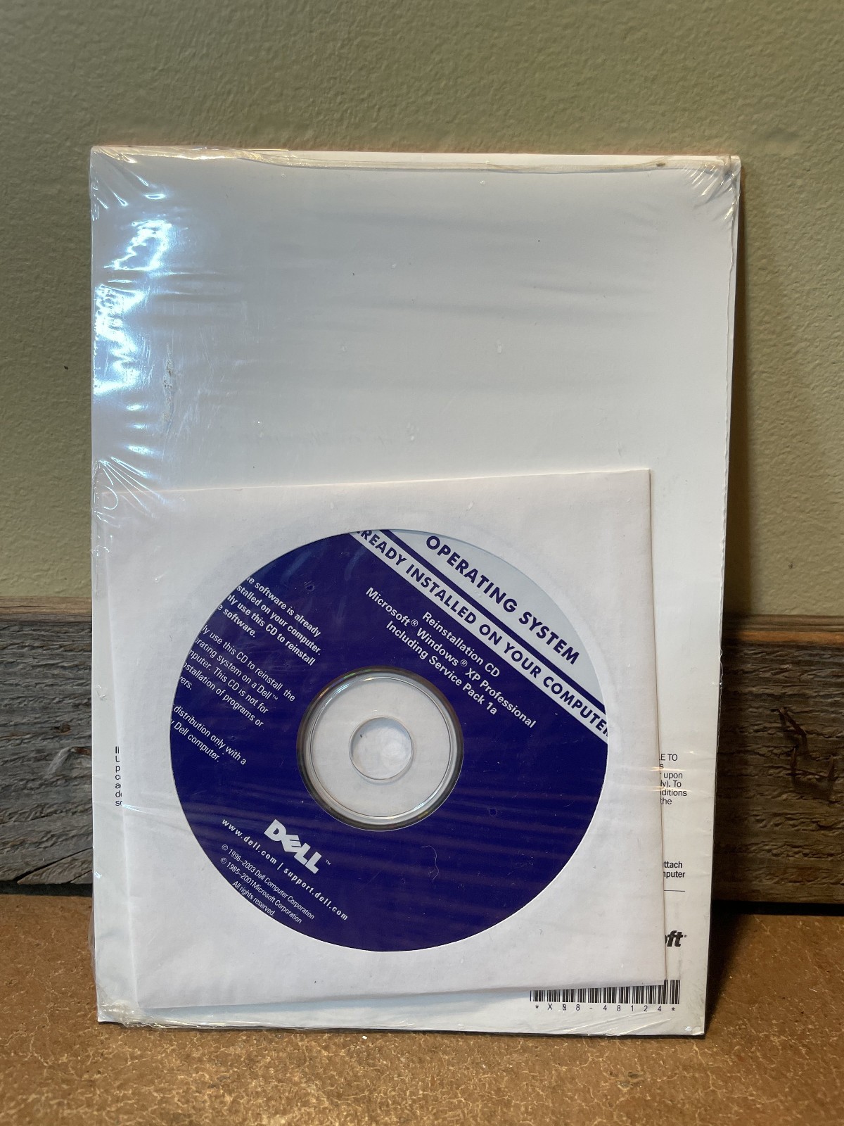 Microsoft Windows XP Professional Service Pack 1a 2002 Reinstallation CD Disk pt
