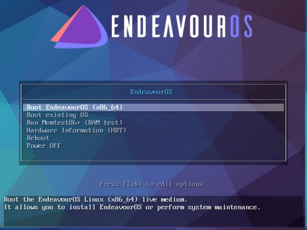 EndeavourOS TITAN-Neo June 2026 Installer USB Bootable USA Same Day Shipping