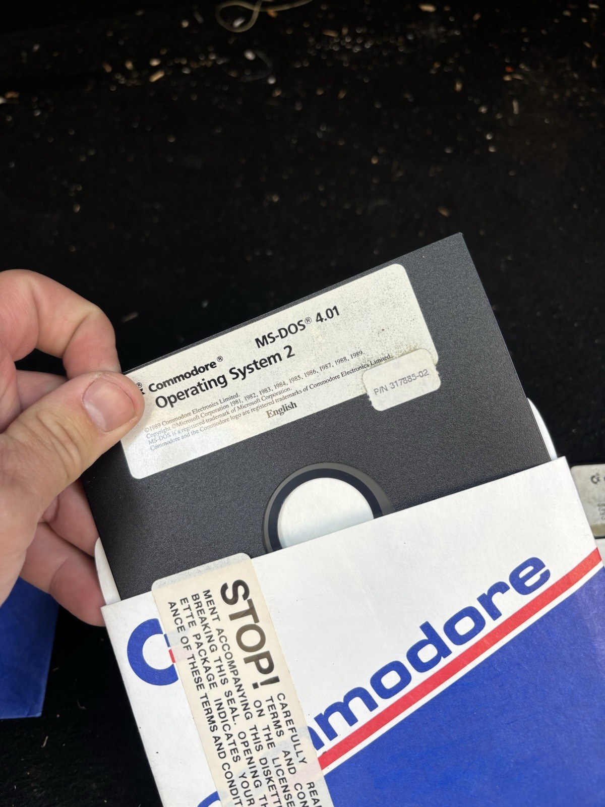 Commodore Amiga MS-DOS 4.01 Operating System 1-3 Shell 1.01 Install Select Disks