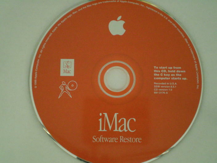Apple iMac DV (1999) Install/Restoration CD