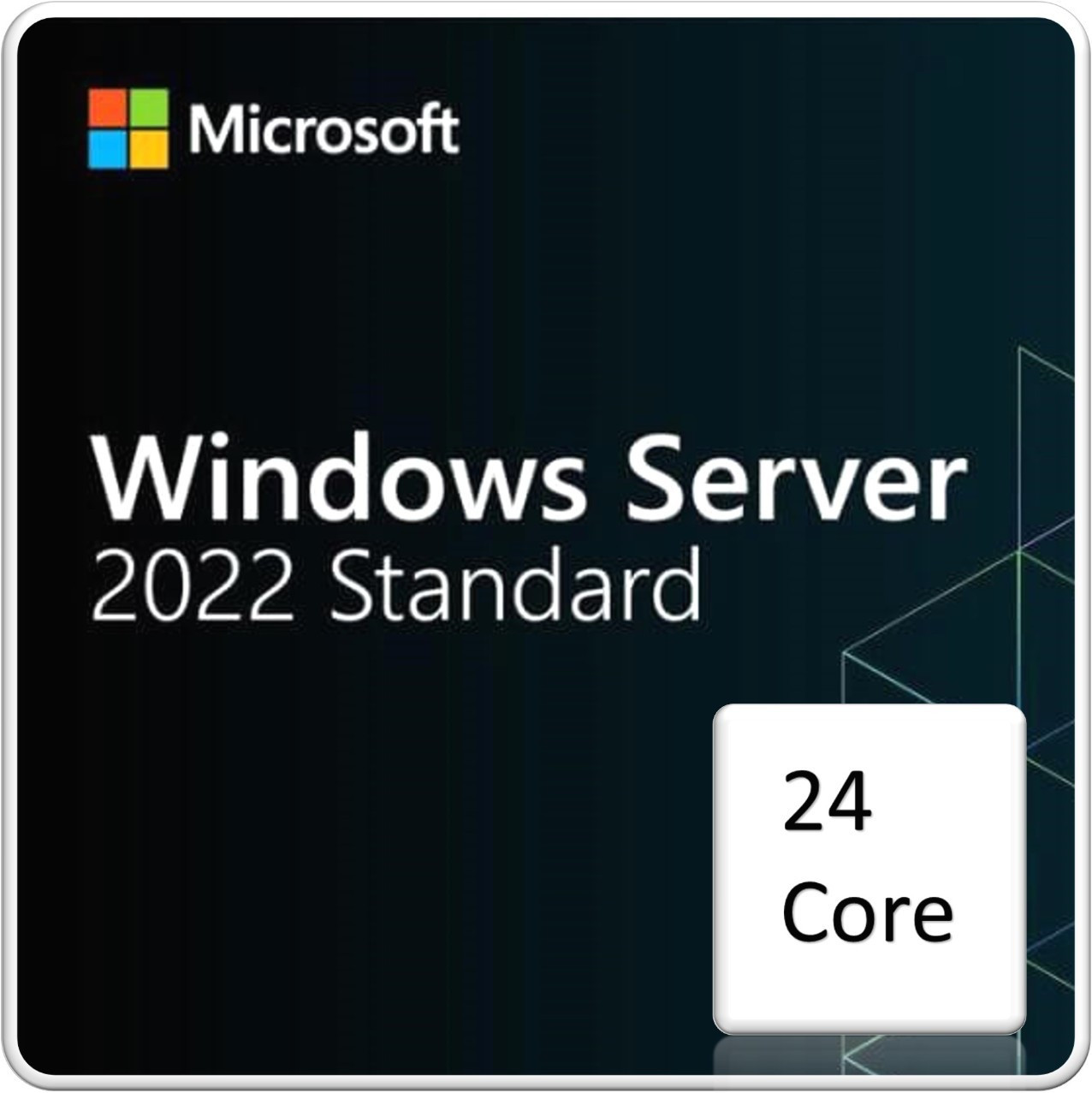 Microsoft Windows Server 2022 Standard – 24 Core/2VM License (P73-08346)