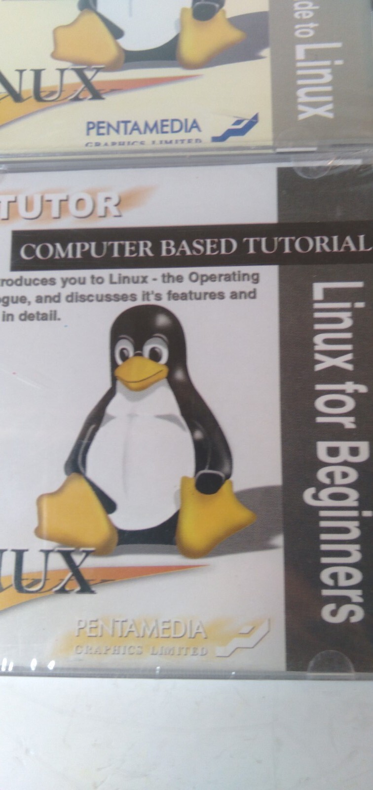 Linux Pentatutor Computer Tutorial CBT Advanced Linux Applications Vintage 2000