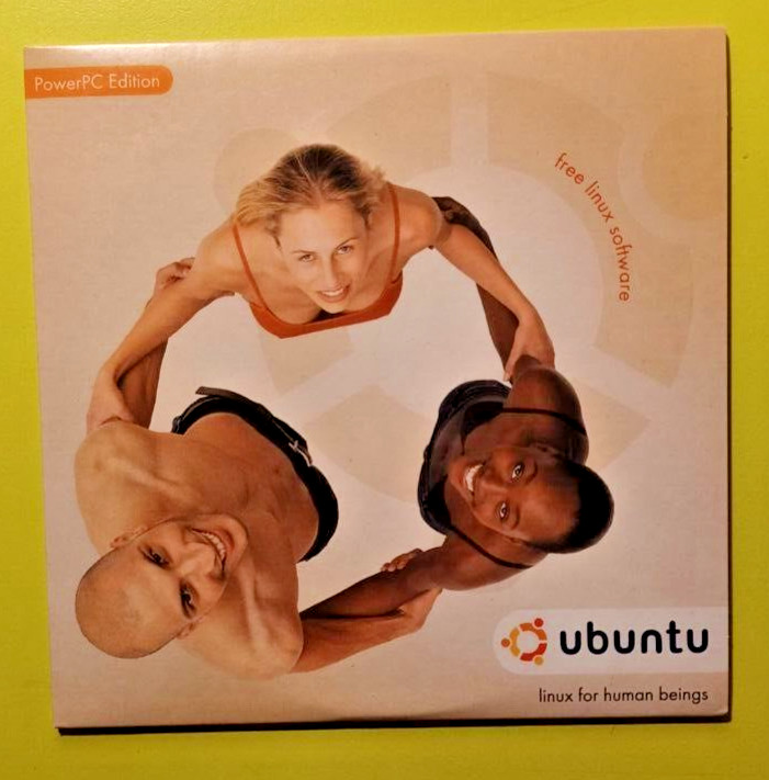 Complete Set – Ubuntu 4.10 Warty Warthog – Intel x86, PowerPC, AMD64 – Rarest