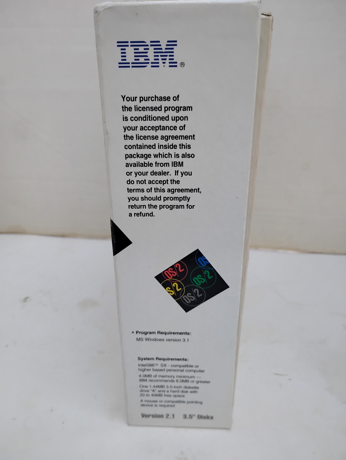 IBM OS/2 Special Edition for Windows 3.1 Diskettes Version 2.1 Windows Washer