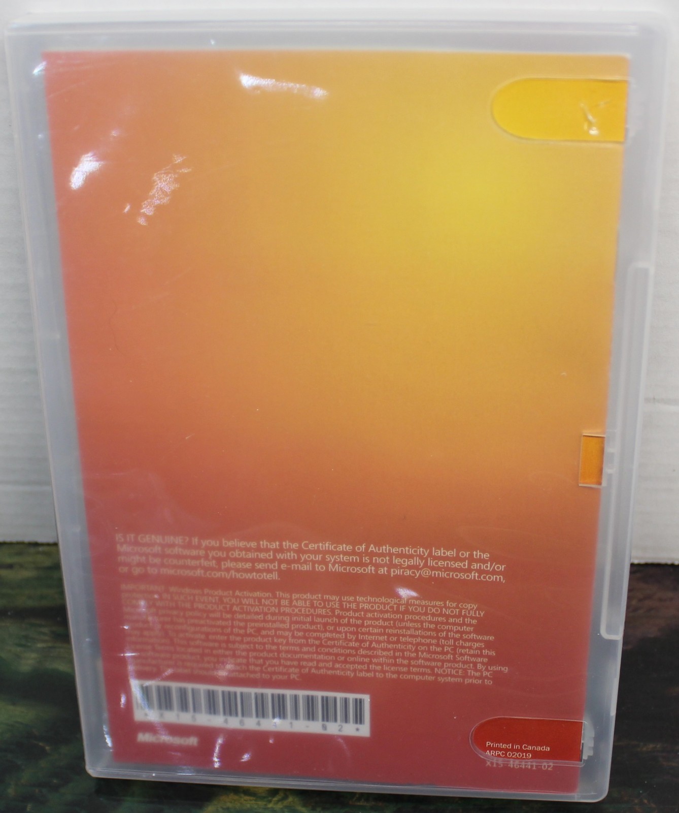 Microsoft Windows 7 Professional 64bit