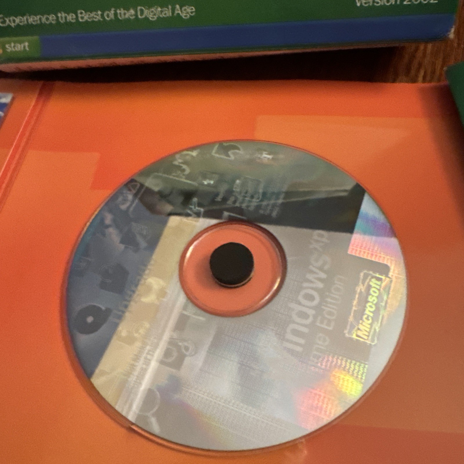 Vintage 2002 Microsoft Windows XP Home Edition Upgrade CD SP1 Retail Box USA