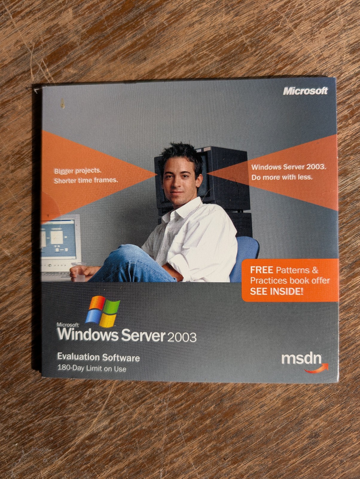 Microsoft Windows Server 2003 – Unopened Evaluation Software CD