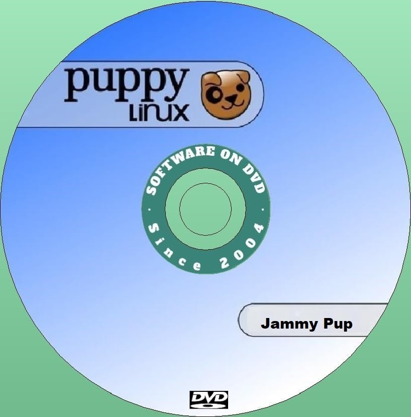 Latest New Release Puppy Linux Jammy Pup OS Operating System for PC on DVD