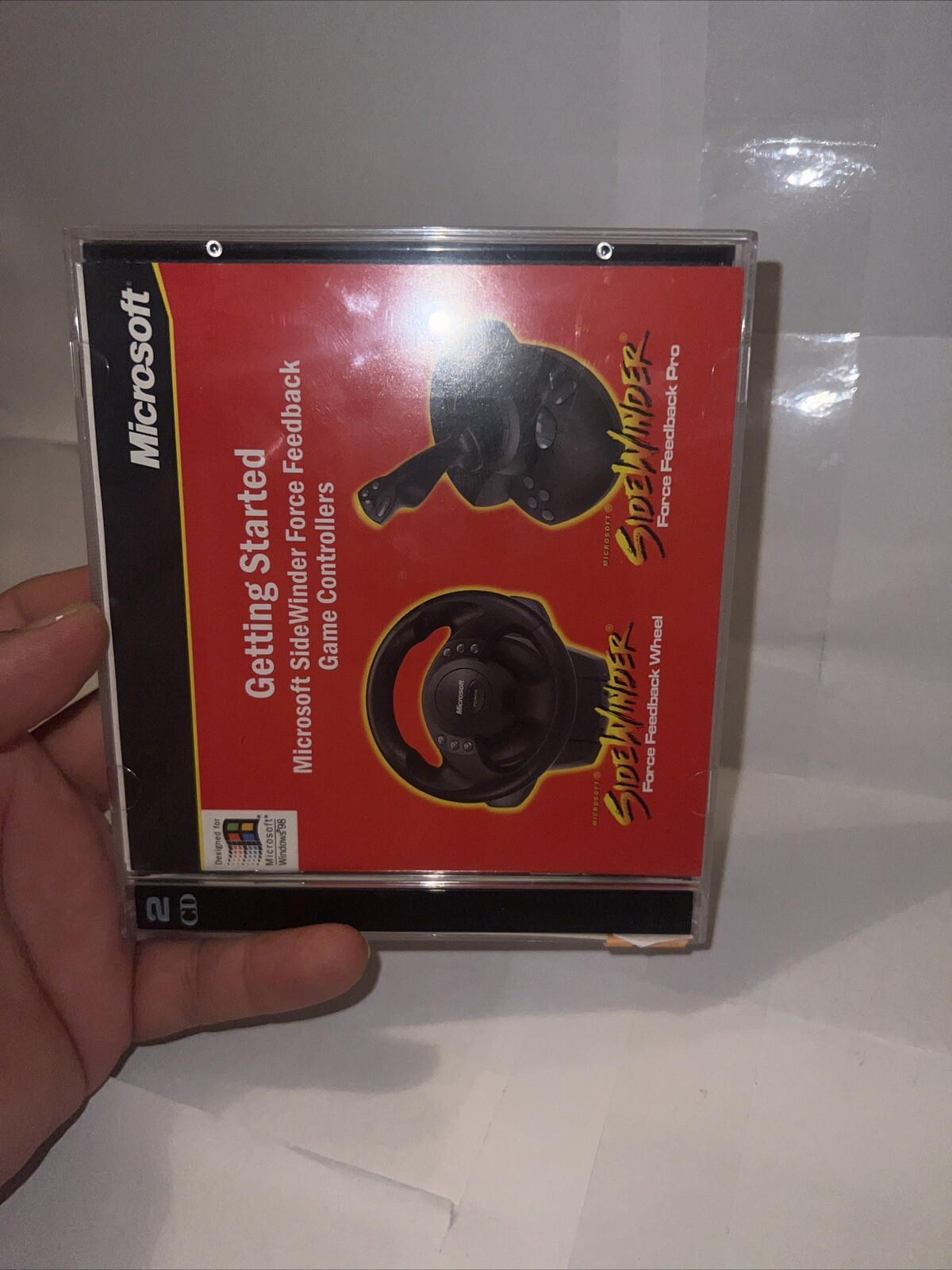 Side Winder Force Feedback Getting Started Microsoft Cd Two Games Included