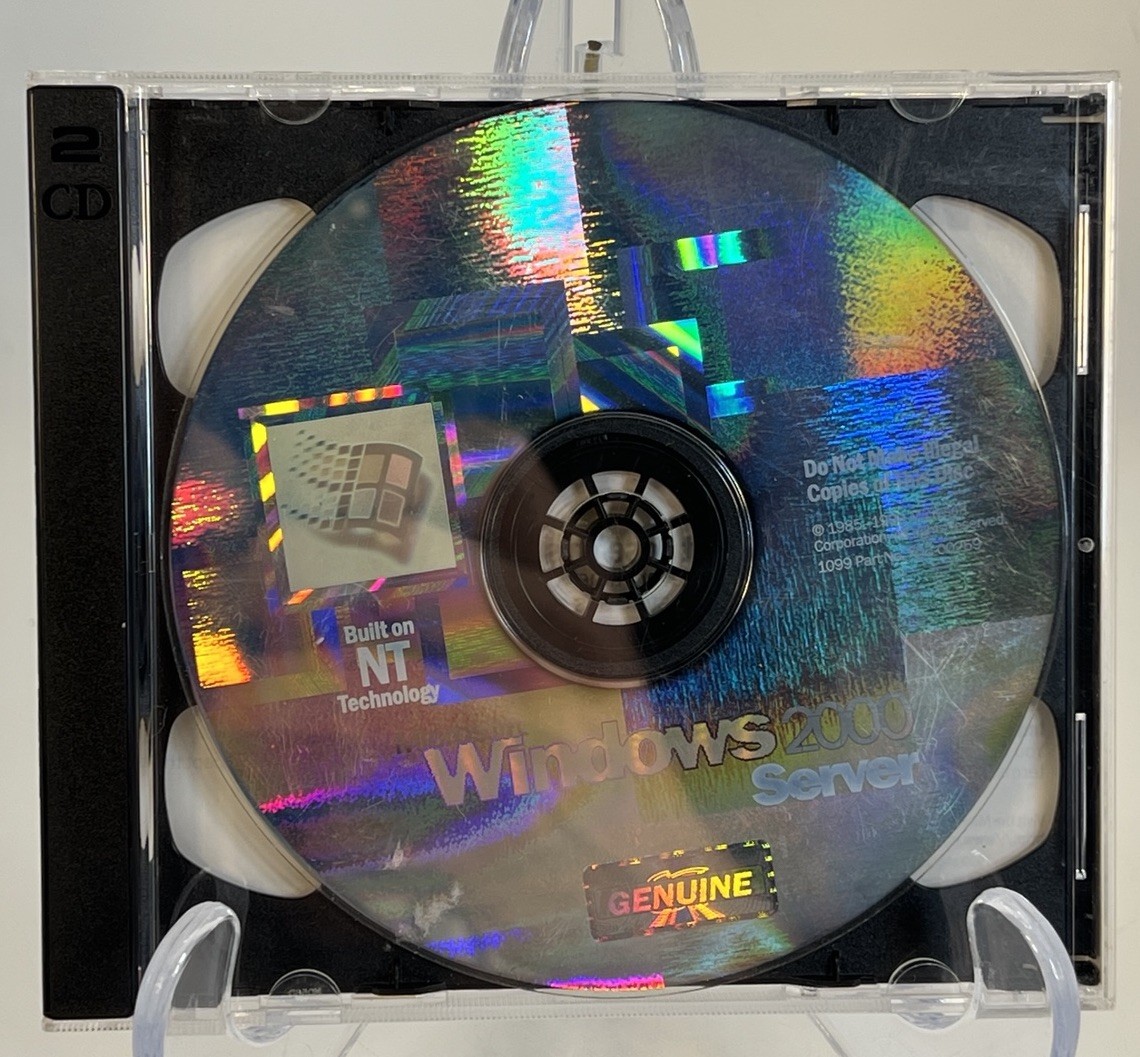 Windows 2000 Server Disks X05-01600 with License Key