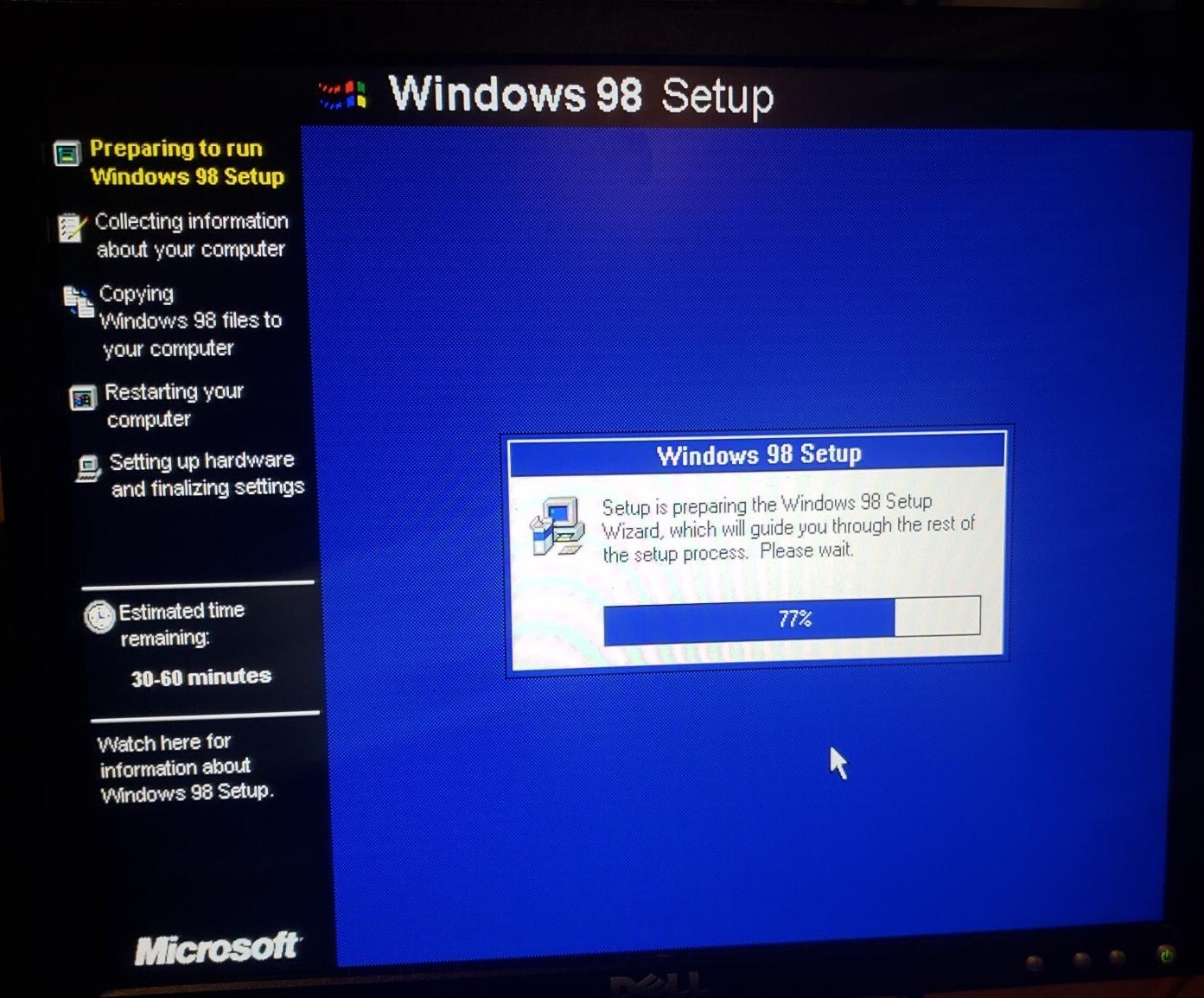 Microsoft/Windows 98/Operating System/Full First Edition w/CD/Floppy 3.5″ & COA 